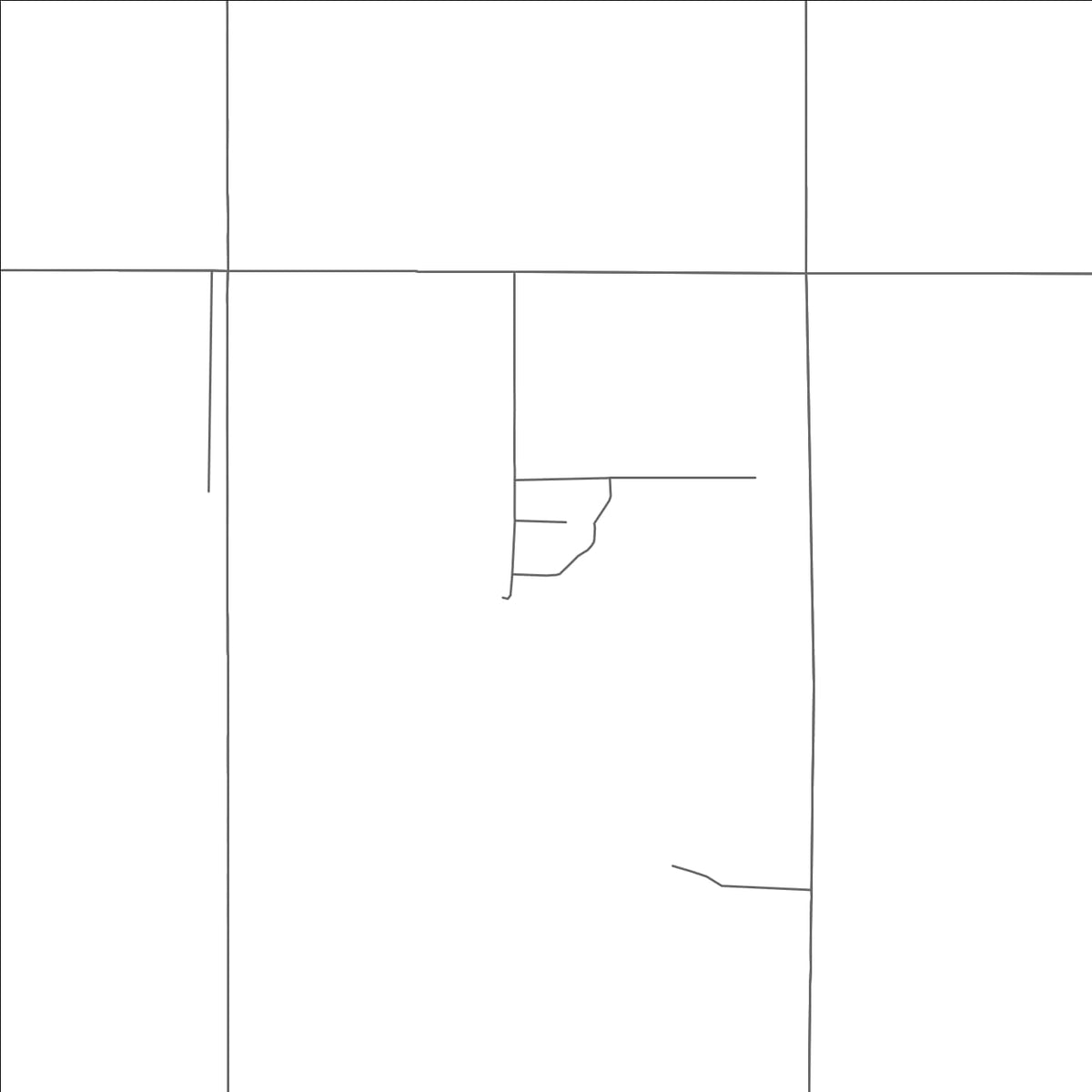 ROAD MAP OF HILLSIDE COLONY, SOUTH DAKOTA BY MAPBAKES
