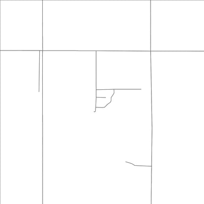 ROAD MAP OF HILLSIDE COLONY, SOUTH DAKOTA BY MAPBAKES