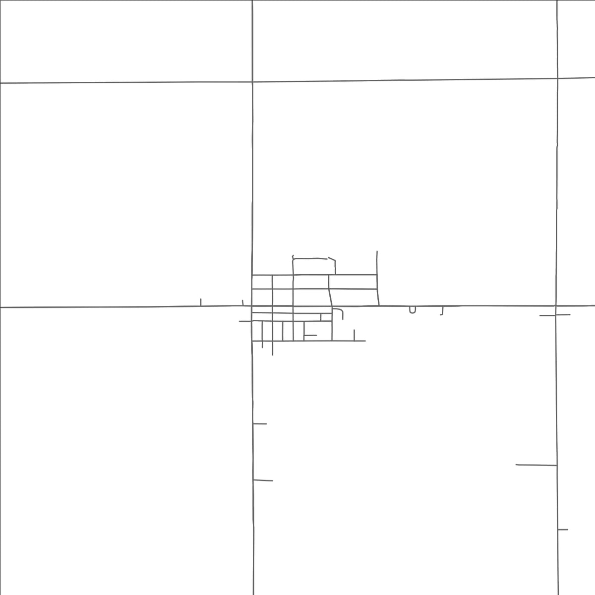 ROAD MAP OF IRENE, SOUTH DAKOTA BY MAPBAKES