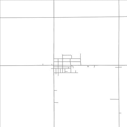 ROAD MAP OF IRENE, SOUTH DAKOTA BY MAPBAKES