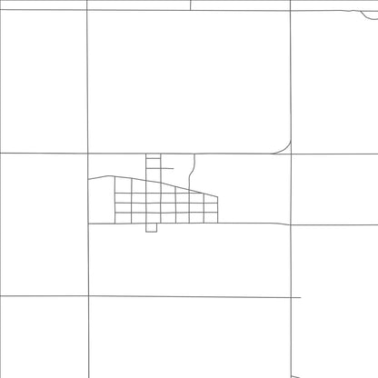 ROAD MAP OF JAVA, SOUTH DAKOTA BY MAPBAKES