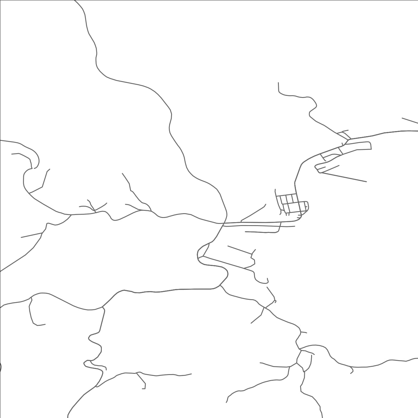 ROAD MAP OF KEYSTONE, SOUTH DAKOTA BY MAPBAKES