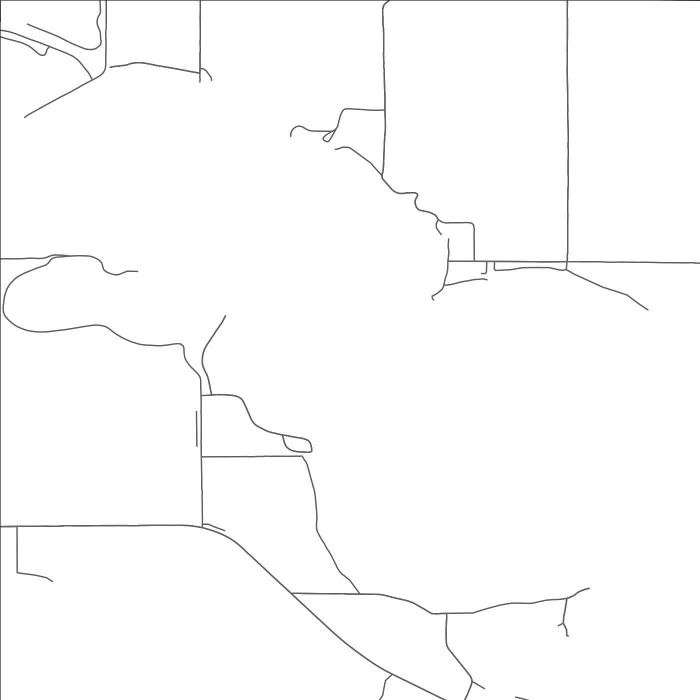 ROAD MAP OF LAKE MADISON, SOUTH DAKOTA BY MAPBAKES