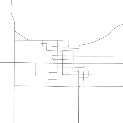 ROAD MAP OF LAKE PRESTON, SOUTH DAKOTA BY MAPBAKES