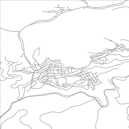 ROAD MAP OF LEAD, SOUTH DAKOTA BY MAPBAKES