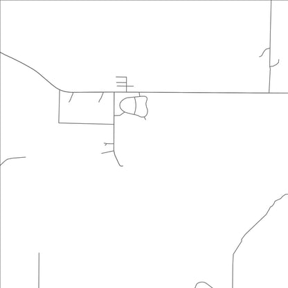 ROAD MAP OF LONG HOLLOW, SOUTH DAKOTA BY MAPBAKES