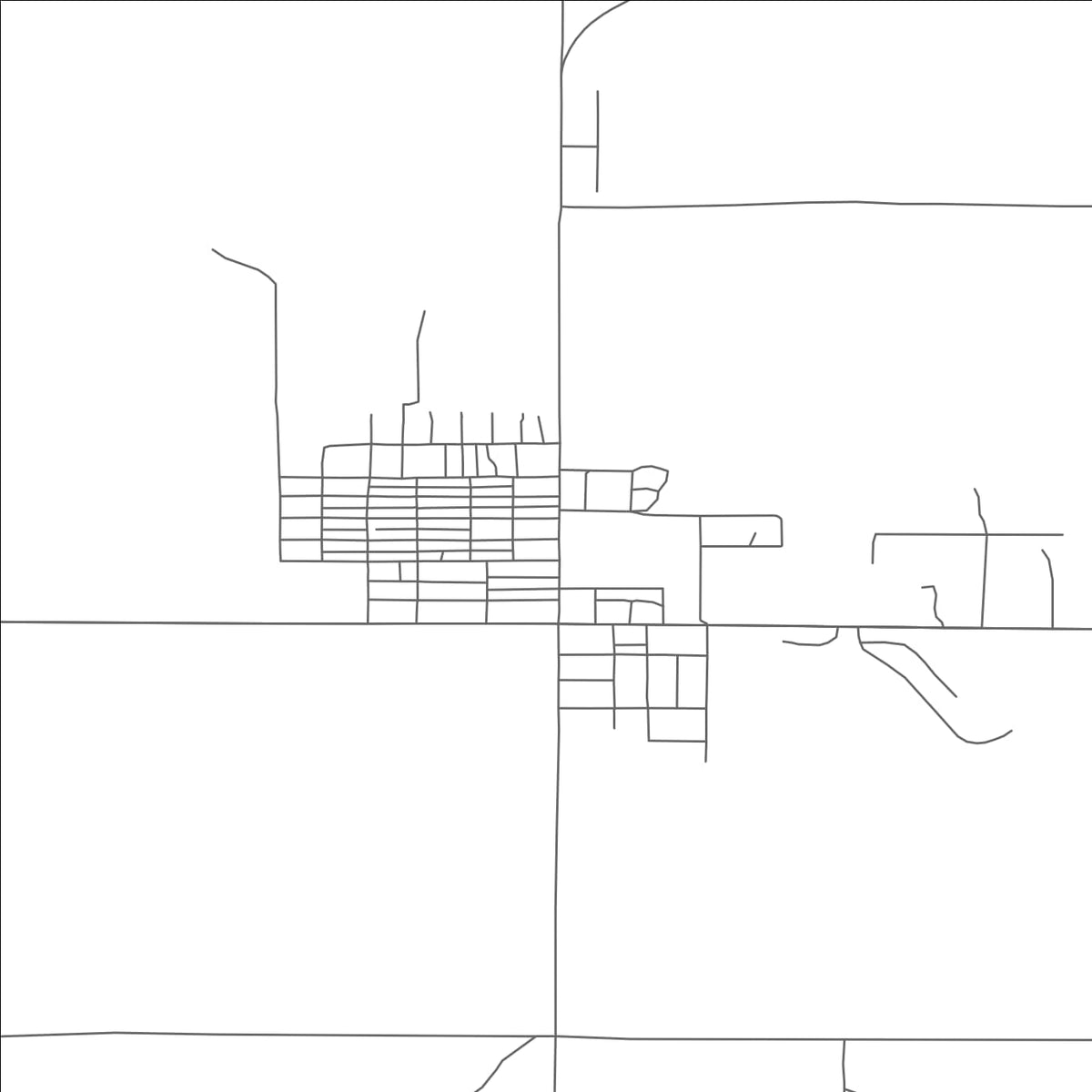 ROAD MAP OF MARTIN, SOUTH DAKOTA BY MAPBAKES