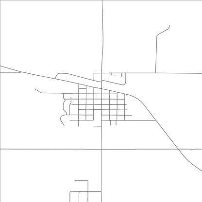ROAD MAP OF MCLAUGHLIN, SOUTH DAKOTA BY MAPBAKES