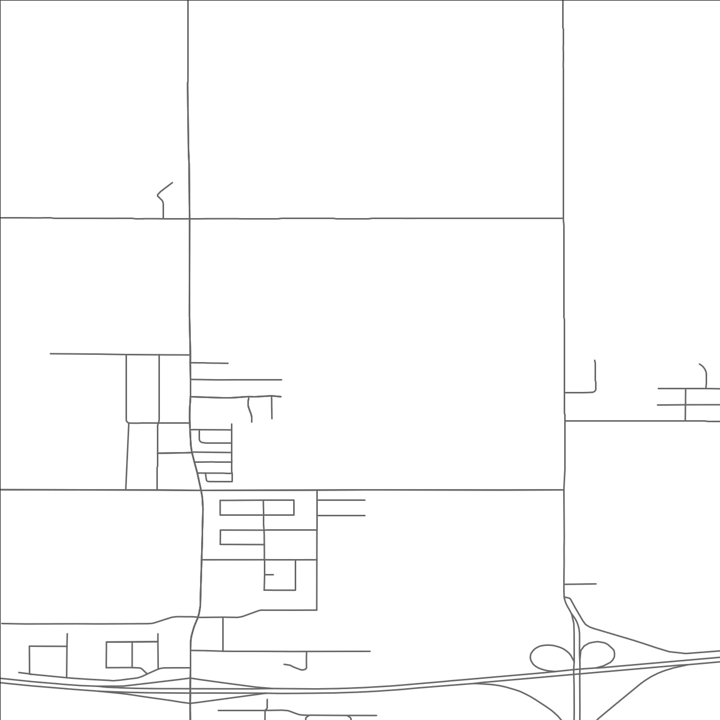 ROAD MAP OF MEADOW VIEW ADDITION, SOUTH DAKOTA BY MAPBAKES