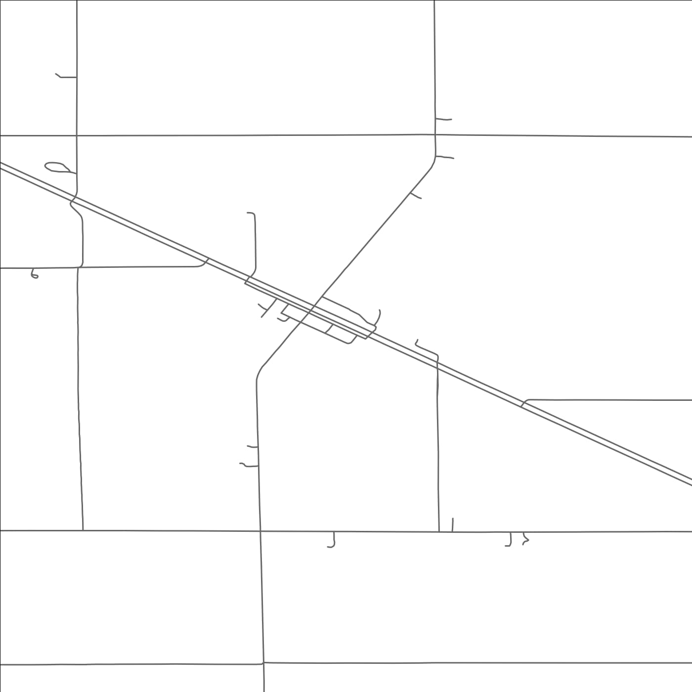 ROAD MAP OF MECKLING, SOUTH DAKOTA BY MAPBAKES