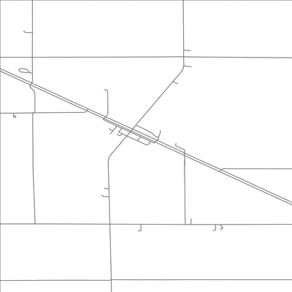 ROAD MAP OF MECKLING, SOUTH DAKOTA BY MAPBAKES