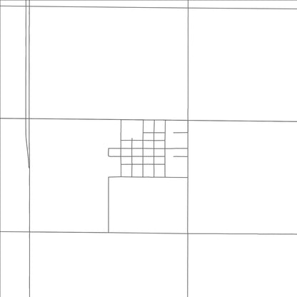 ROAD MAP OF MELLETTE, SOUTH DAKOTA BY MAPBAKES