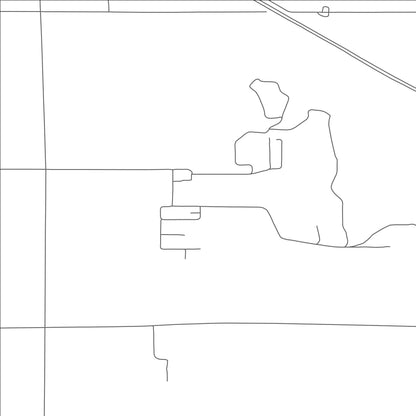 ROAD MAP OF MILLBROOK COLONY, SOUTH DAKOTA BY MAPBAKES