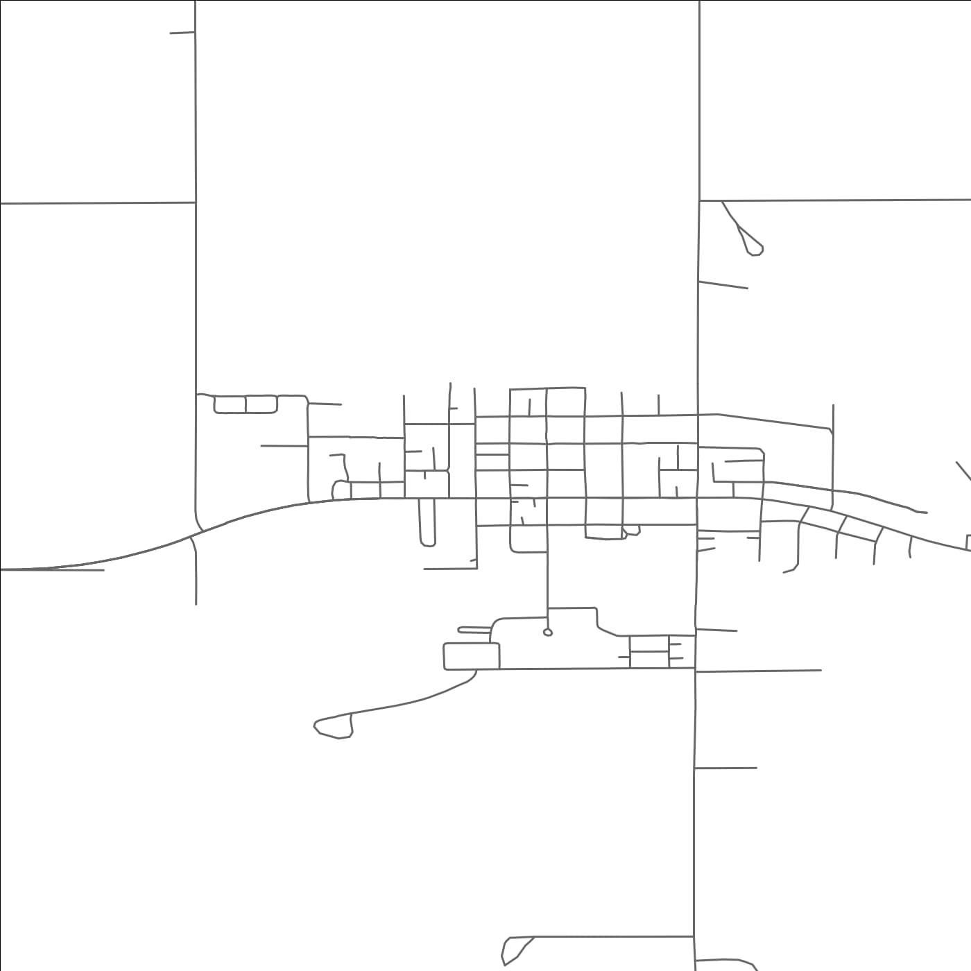 ROAD MAP OF MISSION, SOUTH DAKOTA BY MAPBAKES