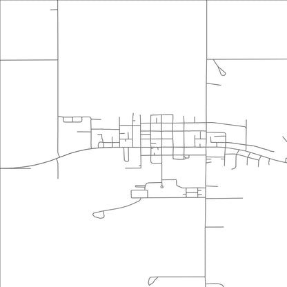 ROAD MAP OF MISSION, SOUTH DAKOTA BY MAPBAKES