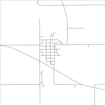 ROAD MAP OF MONTROSE, SOUTH DAKOTA BY MAPBAKES