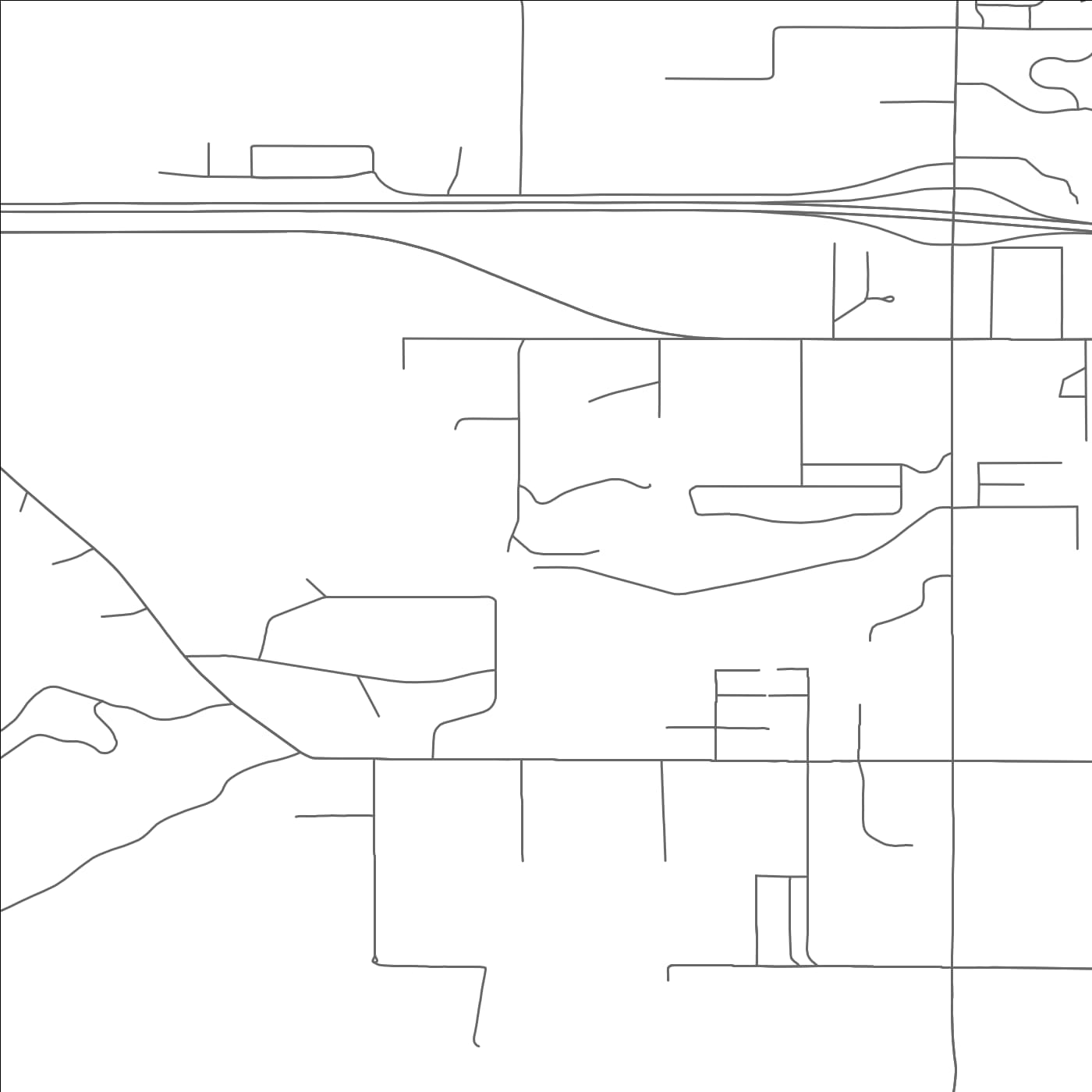 ROAD MAP OF NORTH SPEARFISH, SOUTH DAKOTA BY MAPBAKES