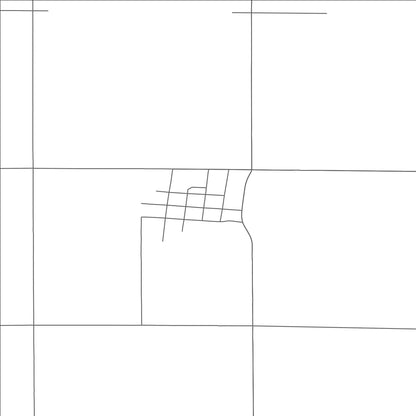 ROAD MAP OF NORTHVILLE, SOUTH DAKOTA BY MAPBAKES