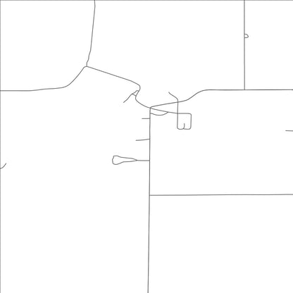 ROAD MAP OF OLD ELM SPRING COLONY, SOUTH DAKOTA BY MAPBAKES
