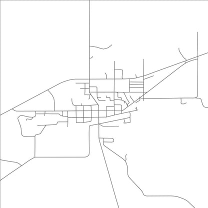 ROAD MAP OF PHILIP, SOUTH DAKOTA BY MAPBAKES