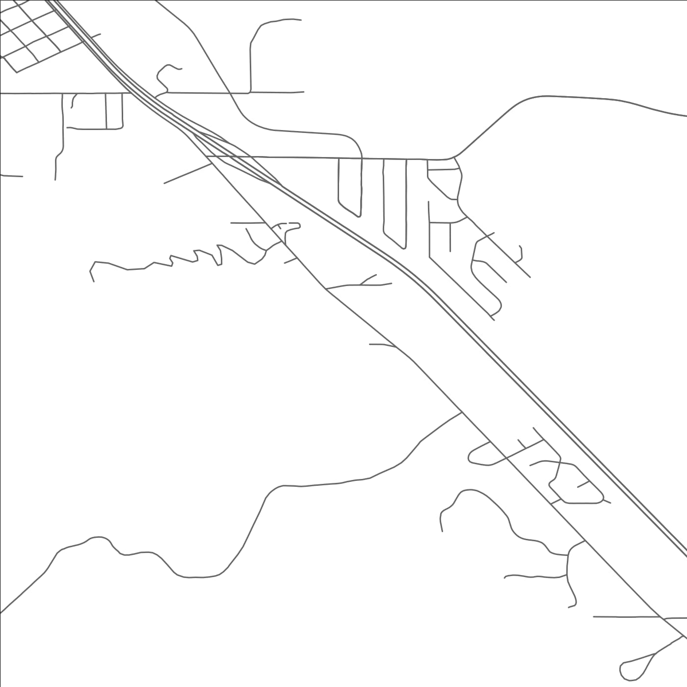 ROAD MAP OF PIEDMONT, SOUTH DAKOTA BY MAPBAKES