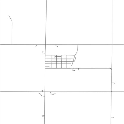 ROAD MAP OF PIERPONT, SOUTH DAKOTA BY MAPBAKES