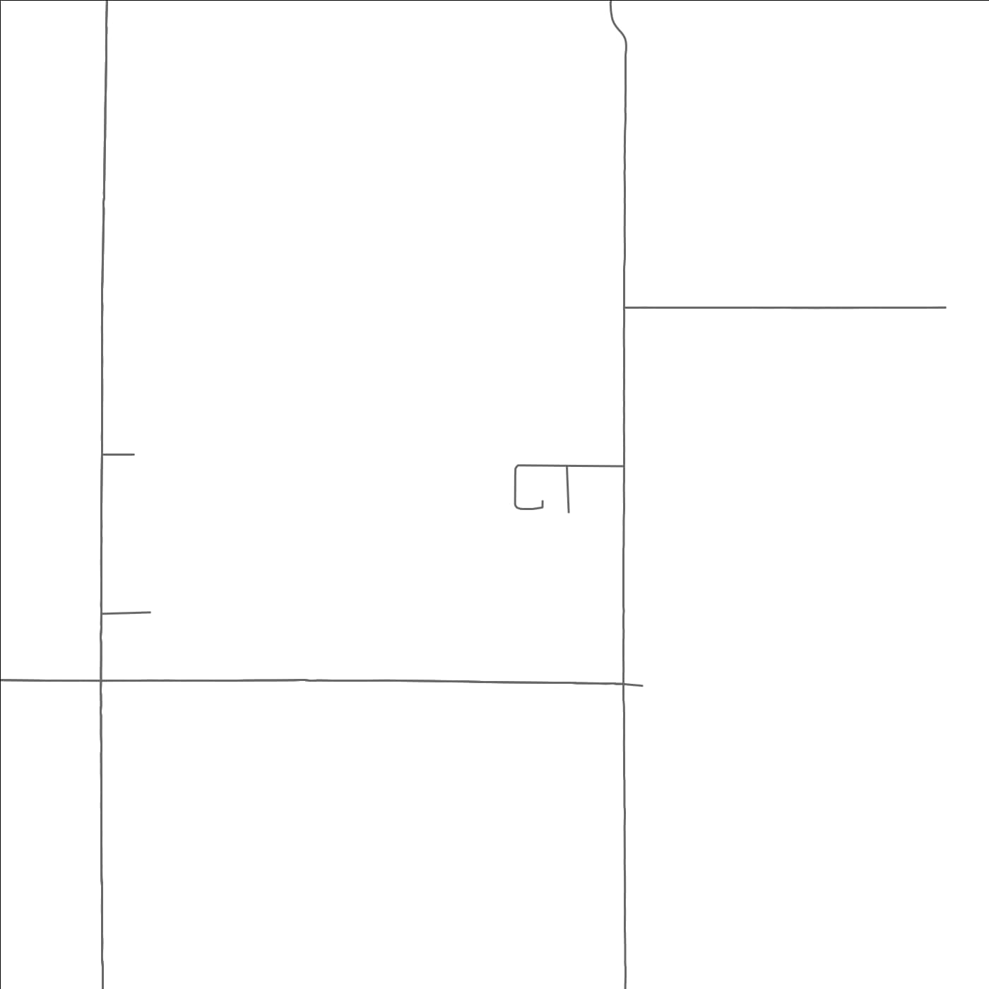 ROAD MAP OF PLEASANT VALLEY COLONY, SOUTH DAKOTA BY MAPBAKES