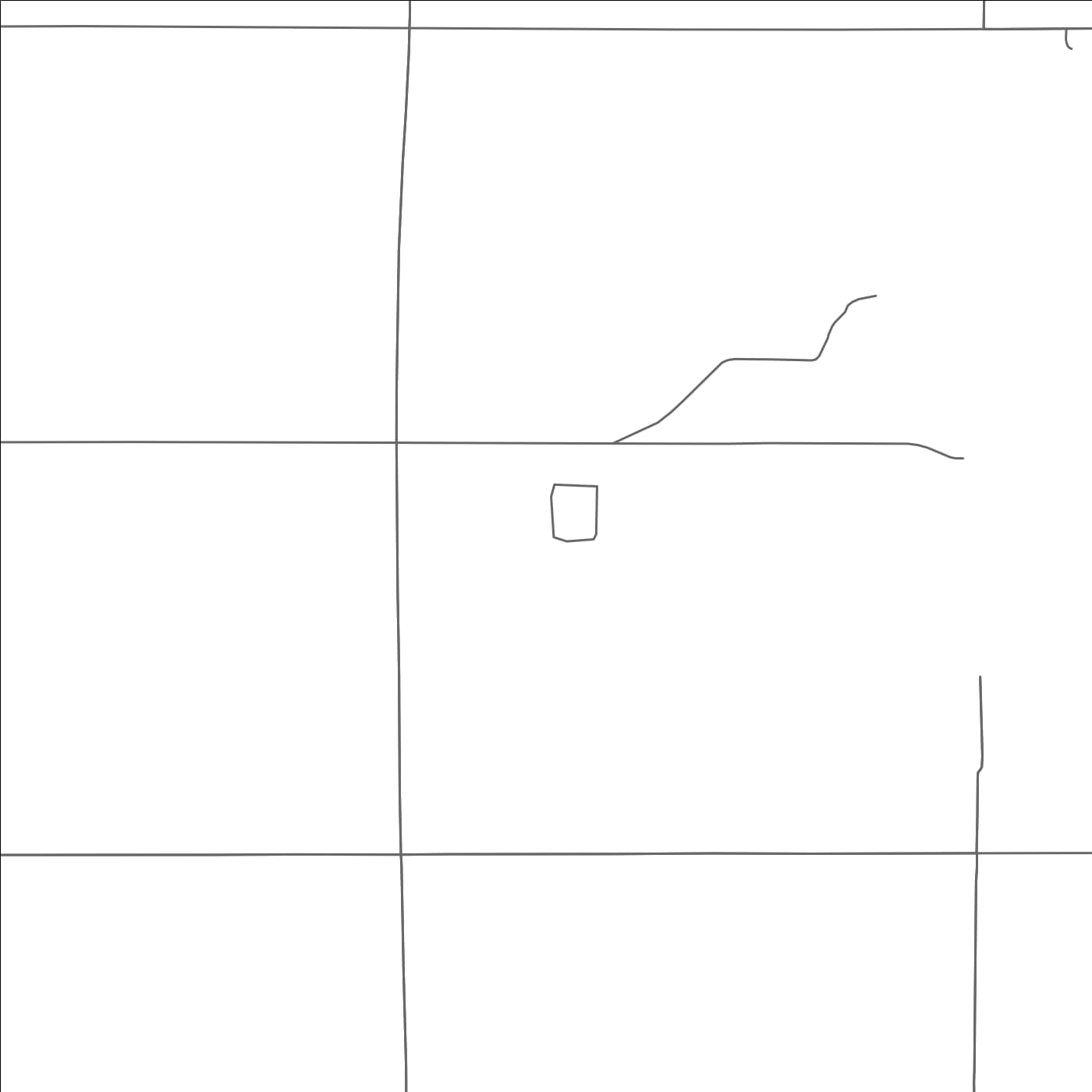 ROAD MAP OF POINSETT COLONY, SOUTH DAKOTA BY MAPBAKES