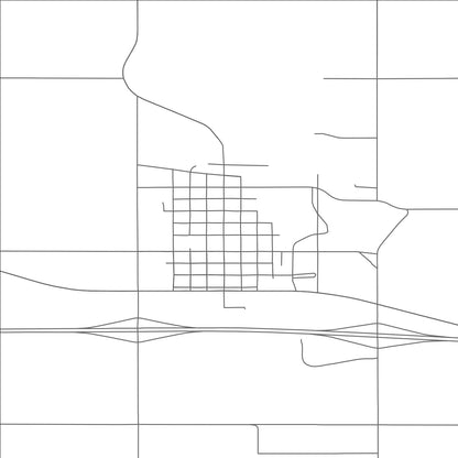 ROAD MAP OF PRESHO, SOUTH DAKOTA BY MAPBAKES