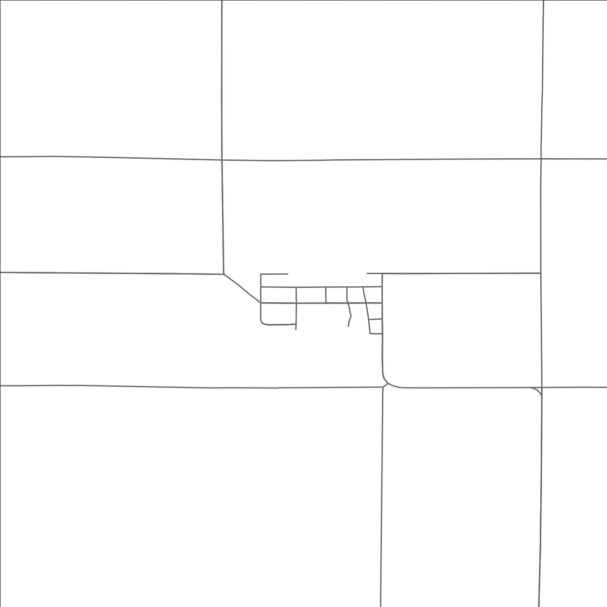 ROAD MAP OF SINAI, SOUTH DAKOTA BY MAPBAKES