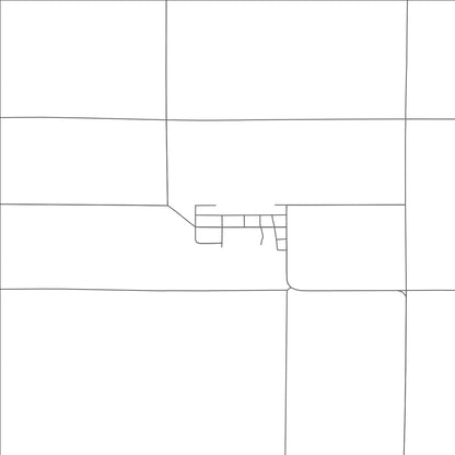 ROAD MAP OF SINAI, SOUTH DAKOTA BY MAPBAKES