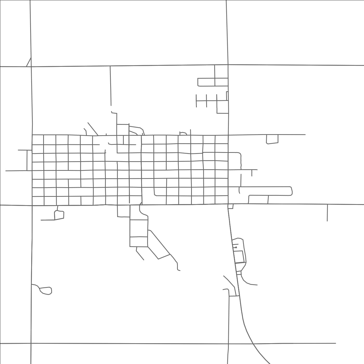 ROAD MAP OF SISSETON, SOUTH DAKOTA BY MAPBAKES