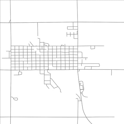 ROAD MAP OF SISSETON, SOUTH DAKOTA BY MAPBAKES