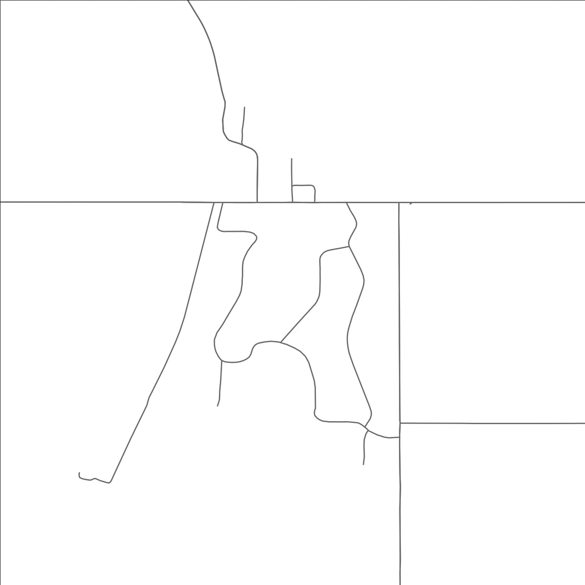 ROAD MAP OF SMITHWICK, SOUTH DAKOTA BY MAPBAKES