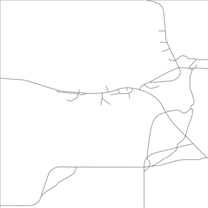 ROAD MAP OF SPRING CREEK, SOUTH DAKOTA BY MAPBAKES