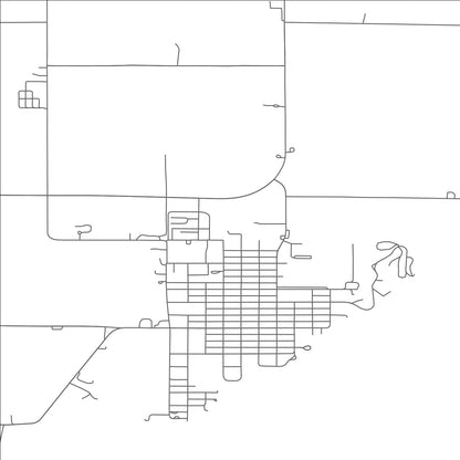 ROAD MAP OF SPRINGFIELD, SOUTH DAKOTA BY MAPBAKES