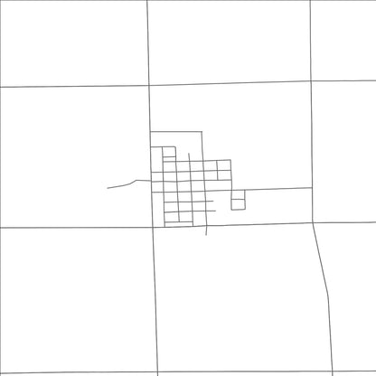 ROAD MAP OF STICKNEY, SOUTH DAKOTA BY MAPBAKES