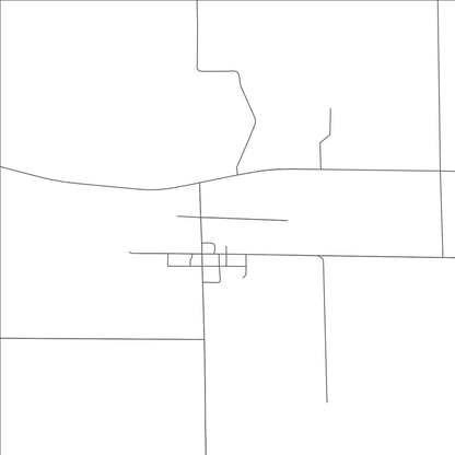 ROAD MAP OF STOCKHOLM, SOUTH DAKOTA BY MAPBAKES