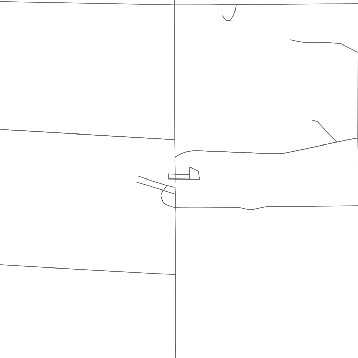 ROAD MAP OF STRANDBURG, SOUTH DAKOTA BY MAPBAKES