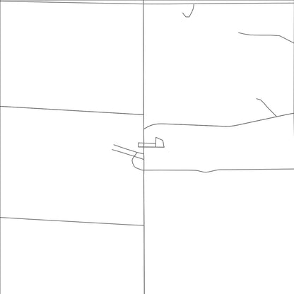 ROAD MAP OF STRANDBURG, SOUTH DAKOTA BY MAPBAKES