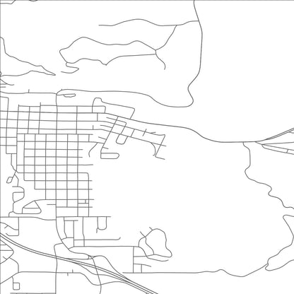 ROAD MAP OF STURGIS, SOUTH DAKOTA BY MAPBAKES