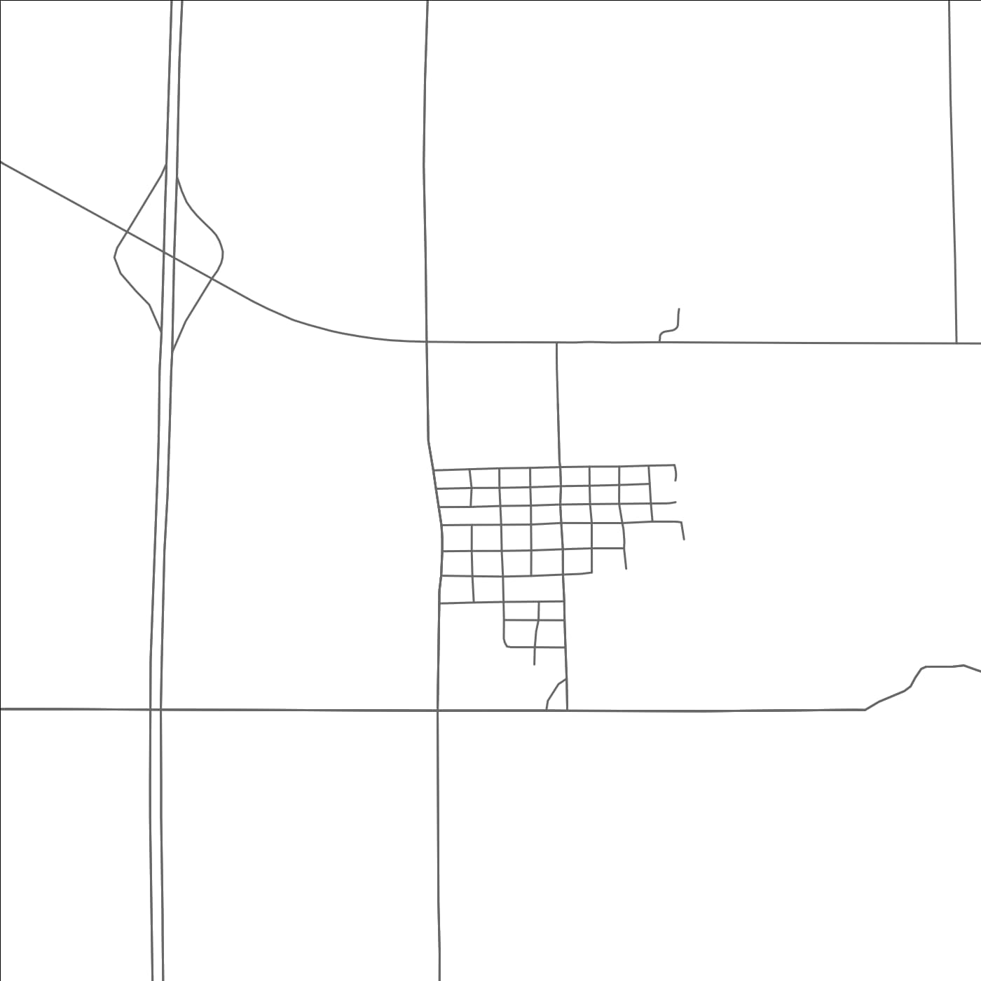 ROAD MAP OF SUMMIT, SOUTH DAKOTA BY MAPBAKES