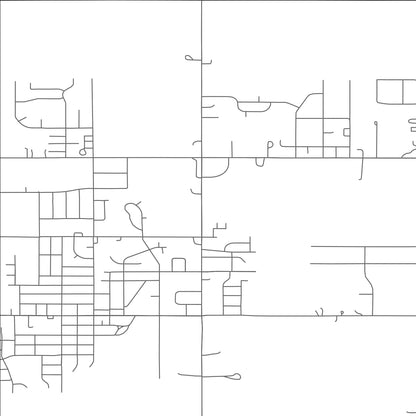 ROAD MAP OF TEA, SOUTH DAKOTA BY MAPBAKES