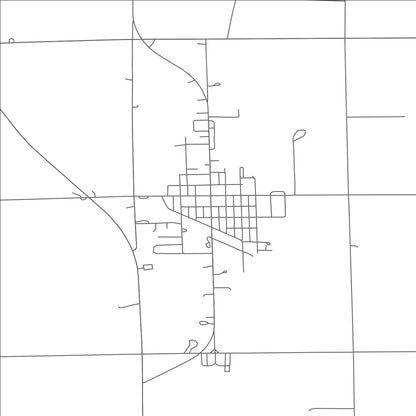 ROAD MAP OF TRIPP, SOUTH DAKOTA BY MAPBAKES