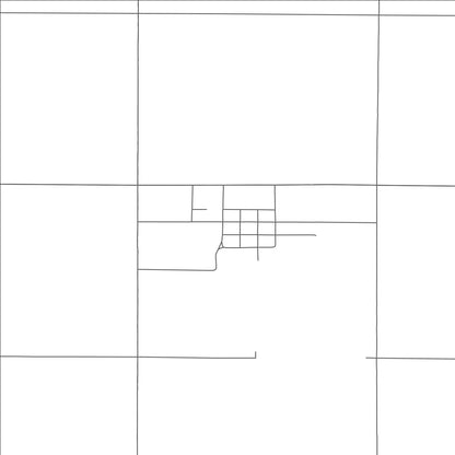 ROAD MAP OF TURTON, SOUTH DAKOTA BY MAPBAKES