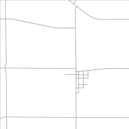 ROAD MAP OF TWIN BROOKS, SOUTH DAKOTA BY MAPBAKES