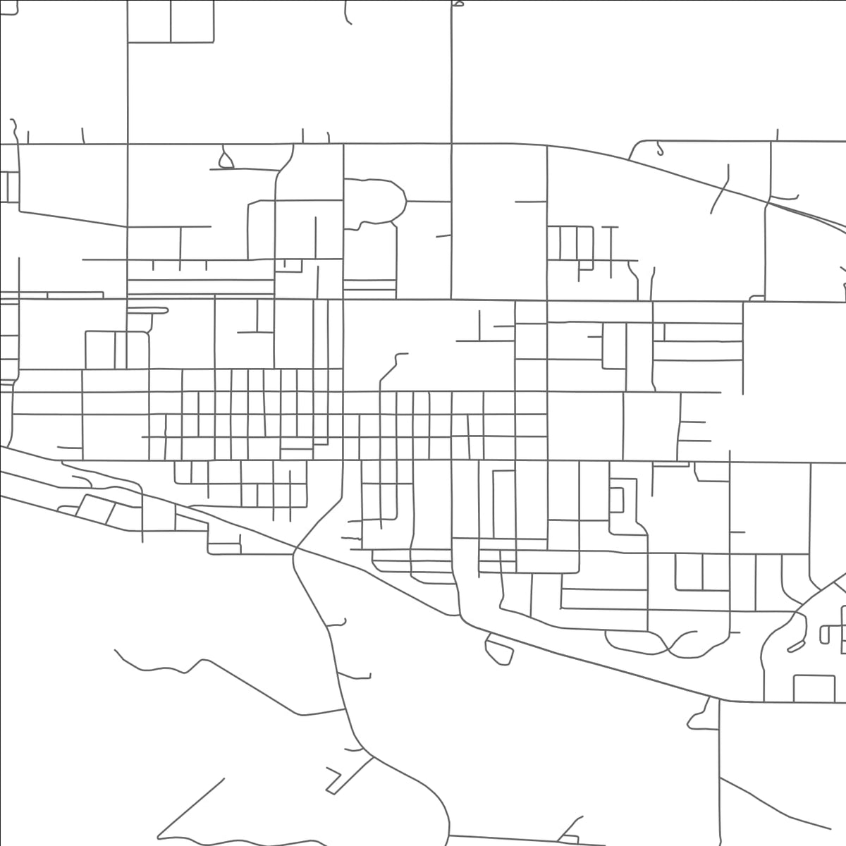 ROAD MAP OF VERMILLION, SOUTH DAKOTA BY MAPBAKES