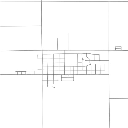 ROAD MAP OF VOLGA, SOUTH DAKOTA BY MAPBAKES