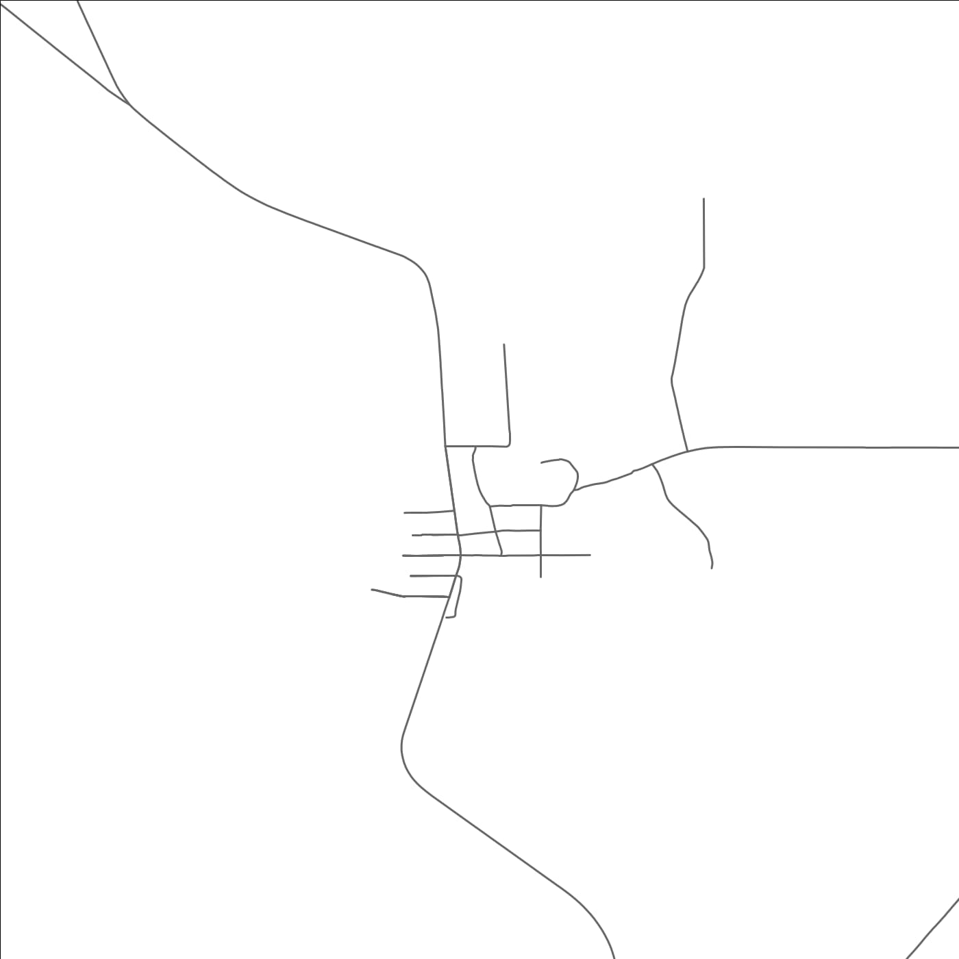 ROAD MAP OF WAKPALA, SOUTH DAKOTA BY MAPBAKES