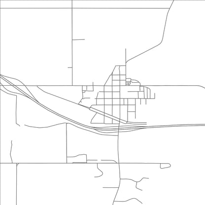 ROAD MAP OF WALL, SOUTH DAKOTA BY MAPBAKES